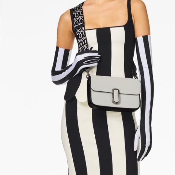 Authentic MARC JACOB Bicolor leather magnetic flap 2 straps shoulder/Crosby - Picture 2 of 16